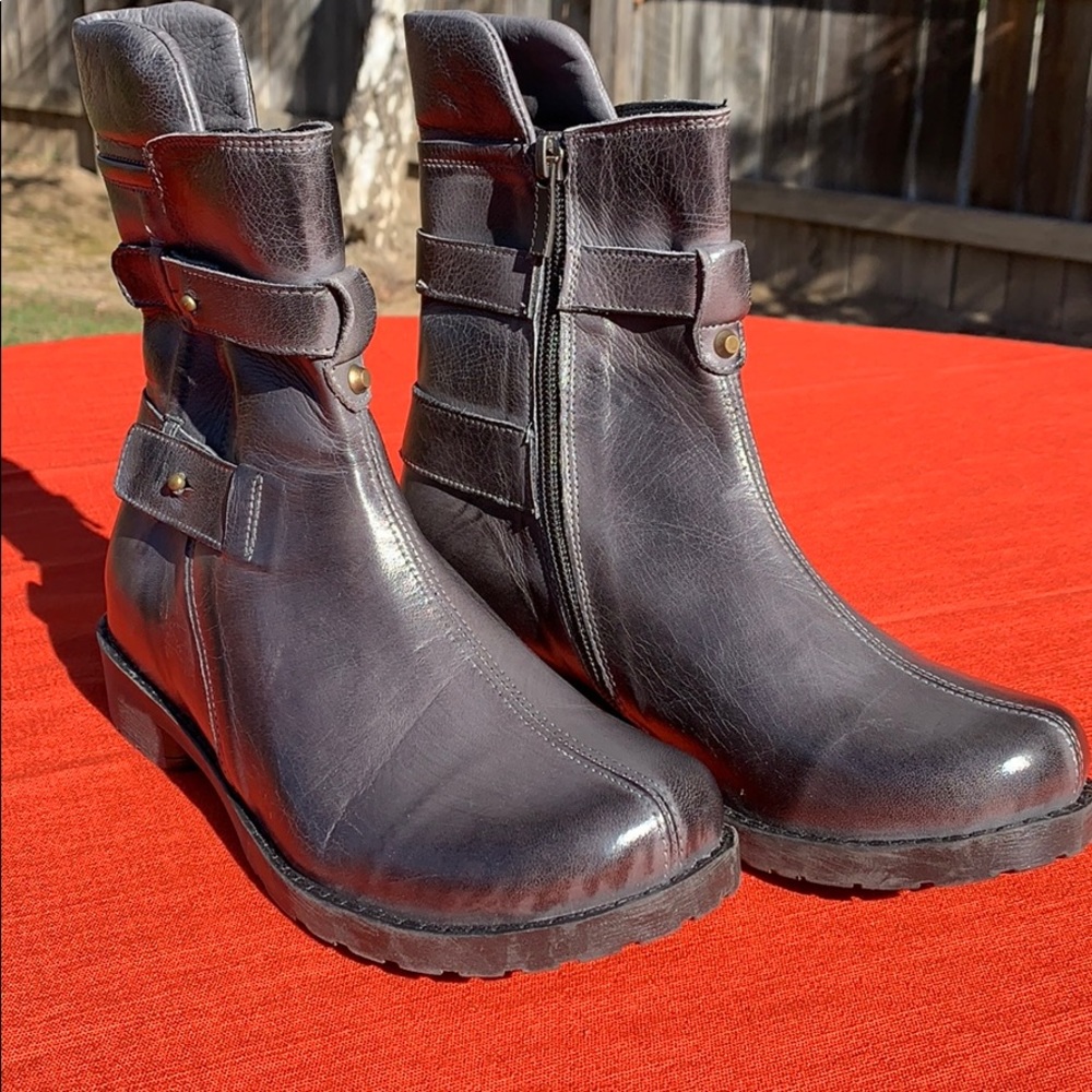 Jafa 2145 Graphite Ankle Boots Size 37 NWOB - Picture 8 of 10